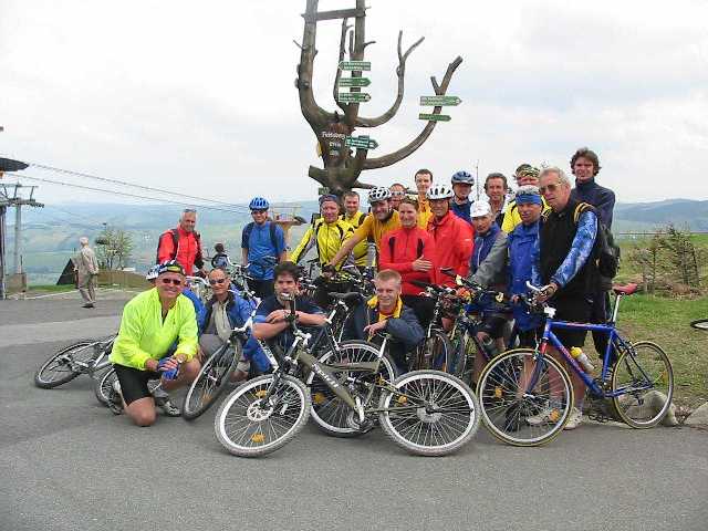 Fichtelbergtour 24 Mann & eine Frau