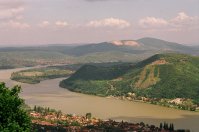 Blick vom Hegyes-tetö auf die Donau