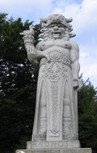 Statue des Berggeistes Radegast
